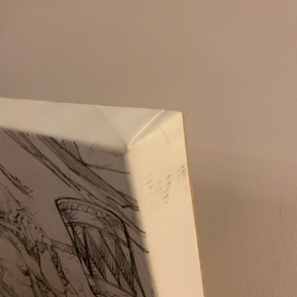 Light Up Jim Lee Exclusive Harley Quinn Canvas. - Picture 5 of 6